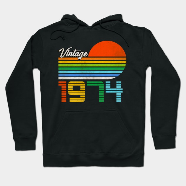 Vintage 1974 Hoodie by tepe4su